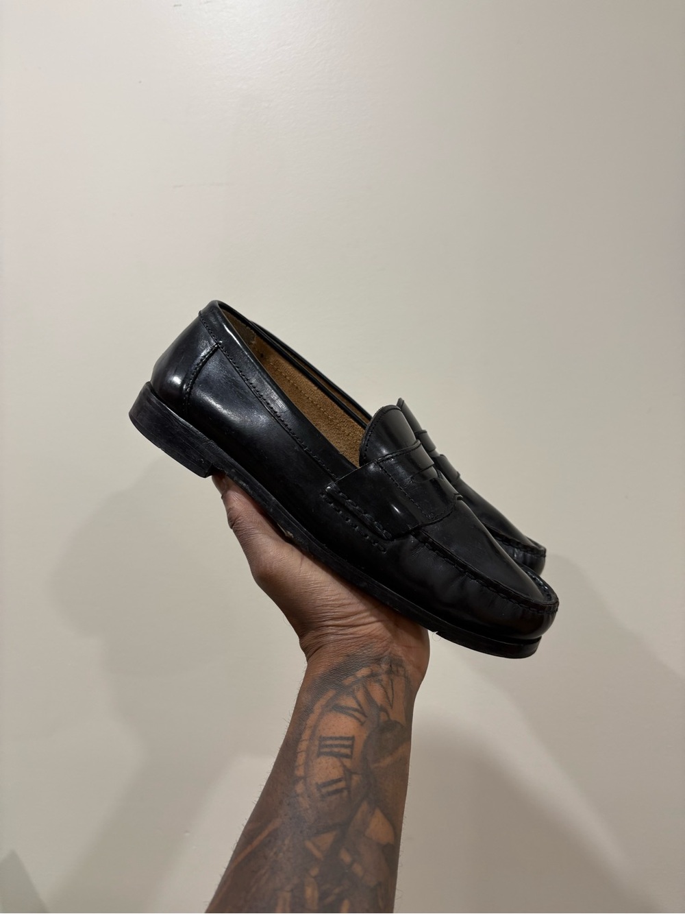Vintage Leather Penny Loafers